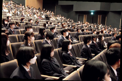 入学式（飛鳥未来高等学校　札幌キャンパス）