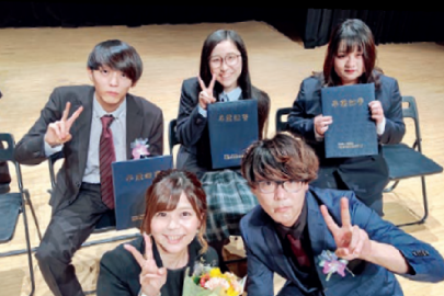 前期卒業式（飛鳥未来高等学校　札幌キャンパス）