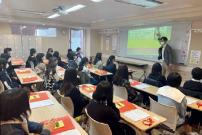 始業式（飛鳥未来高等学校　札幌キャンパス）