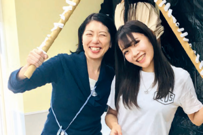 文化祭準備（飛鳥未来高等学校　池袋キャンパス）
