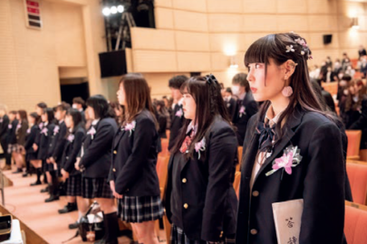 卒業式（飛鳥未来高等学校　池袋キャンパス）