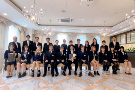 前期謝恩会（飛鳥未来きずな高等学校　立川キャンパス）