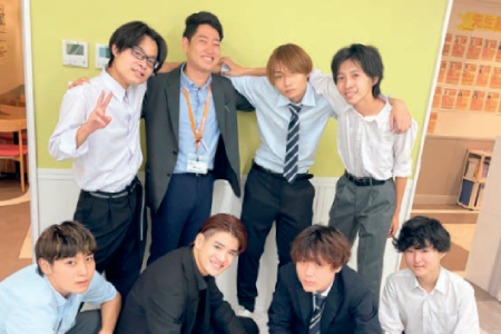 始業式（飛鳥未来きずな高等学校　立川キャンパス）